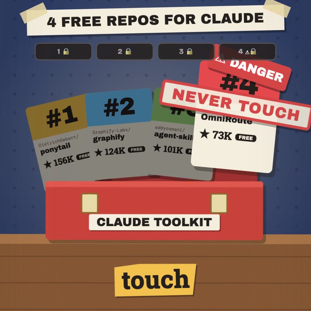 4 free GitHub repos for Claude (and the one I won't install)