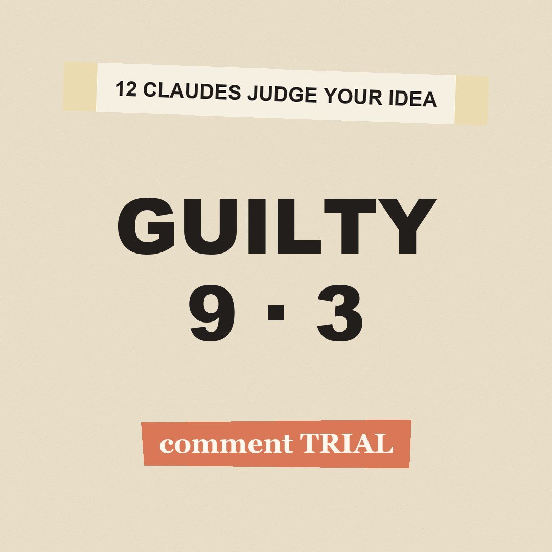 Idea Court: put your idea on trial in front of 12 Claude jurors