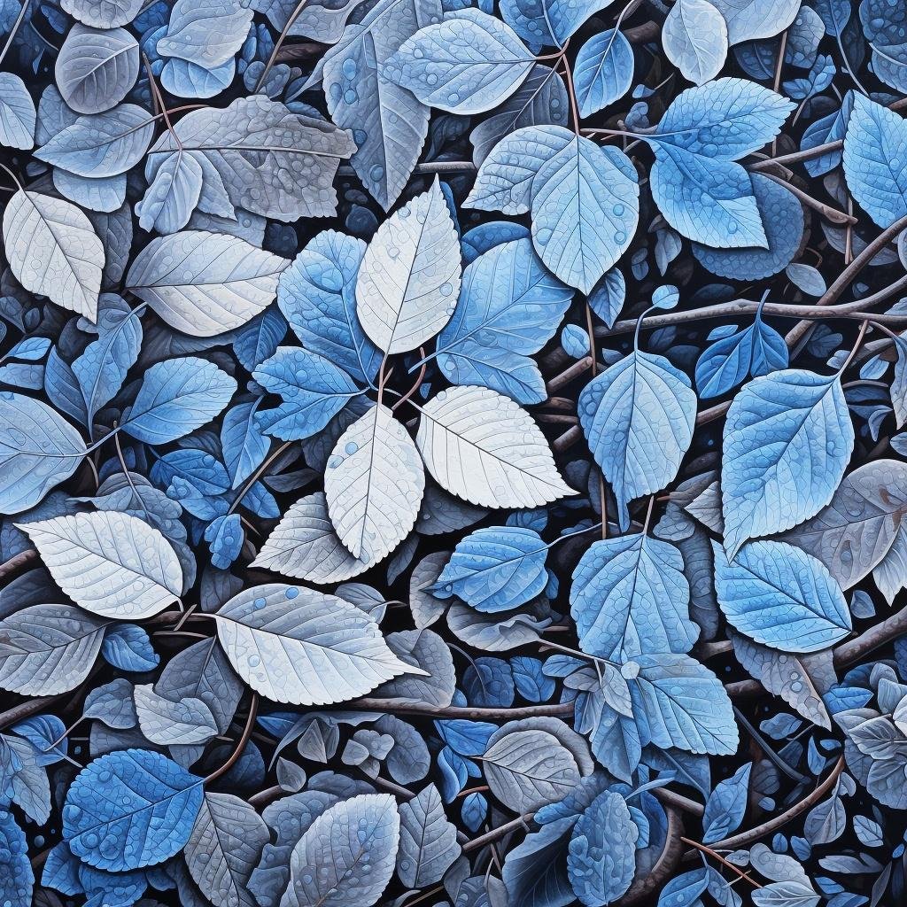 Futuristic plant pattern design