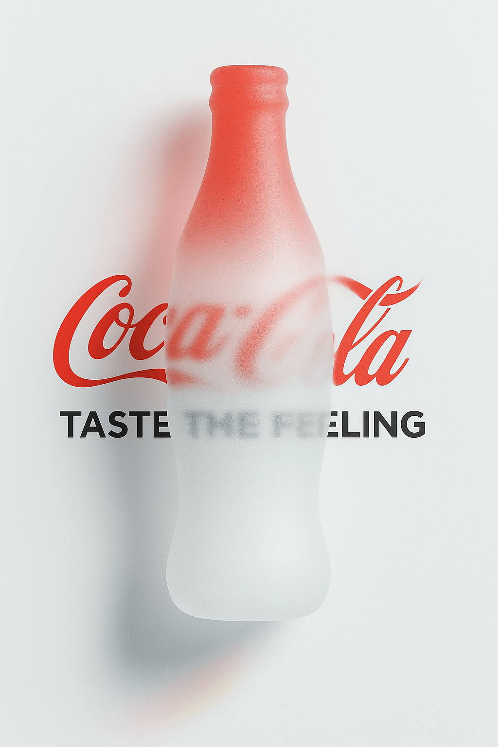 Vertical -resolution minimalist futurist exhibition poster