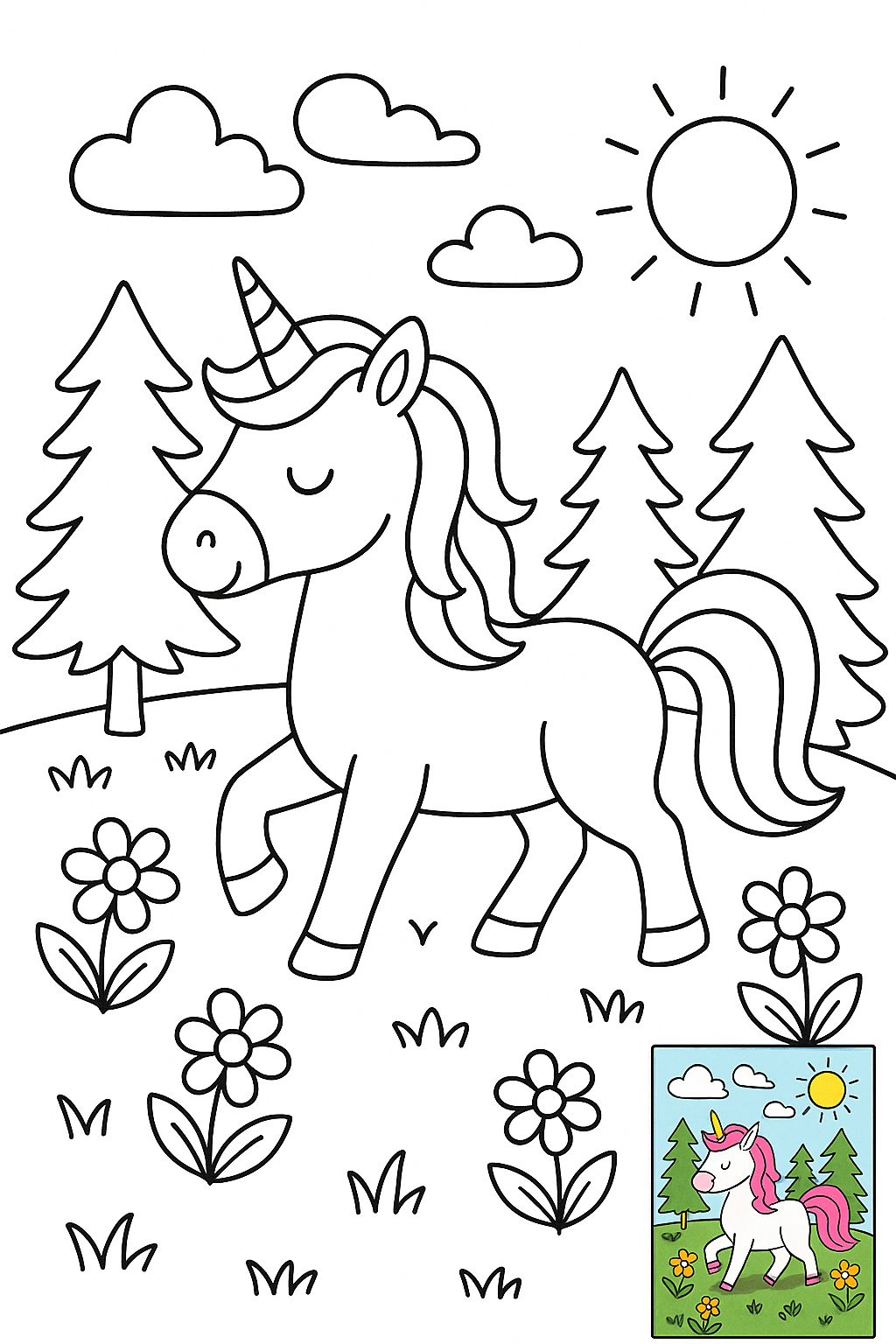 Black and white line drawing coloring illustration suitable