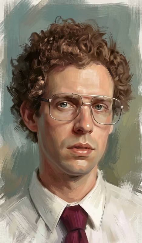 Digital oil painting with semi-realistic portrait approach
