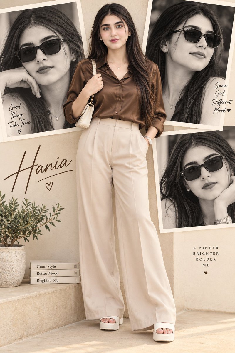 URE Ultra-realistic collage portrait of stylish young Indian